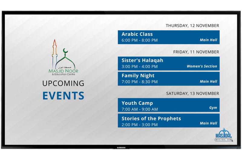 Events Calendar